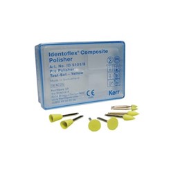 Kerr Hawe Identoflex Composite PrePolisher - TestSet - Assorted - Yellow, 8-Pack