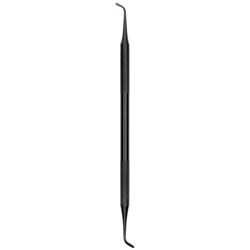 HuFriedyGroup Composite Instrument - Anodised Aluminium Felt - #3 - Double Ended - Black