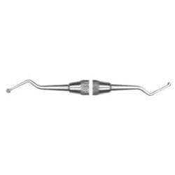 HuFriedyGroup Excavator - English - #127/128 - Double Ended - #41 Round Handle
