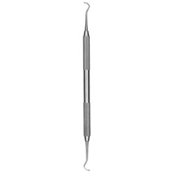 HuFriedyGroup Excavator - English Pattern - #244 - Double Ended - #41 Round Handle