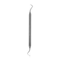 HuFriedyGroup Excavator - #E2 - Double Ended - #6 Satin Steel Handle