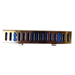 HuFriedyGroup IMS Cassette Signature Ultrasonic - Holds 2 Ultrasonic Inserts or 1 Handpiece - Blue