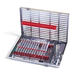 HuFriedyGroup IMS Signature Series Cassette - 16 Instruments - Red