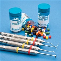 HuFriedyGroup IMS ID Instrument Rings - Assorted Colours - Regular, 90-Pack