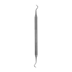 HuFriedyGroup Margin Trimmer - Distal - #28 - Double Ended - #6 Satin Steel Handle