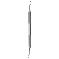 HuFriedyGroup Margin Trimmer - Mesial - #29 - Double Ended - #6 Satin Steel Handle