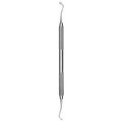HuFriedyGroup English Pattern Plugger - #153 Serrated - Double Ended - #41 Round Handle