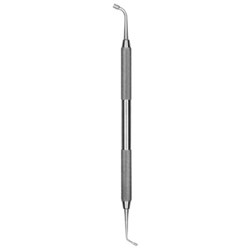 HuFriedyGroup English Pattern Plugger - #154 Serrated - Double Ended - #41 Round Handle