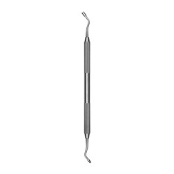 HuFriedyGroup Hollenback Plugger - #2 - Double Ended - #6 Satin Steel Handle