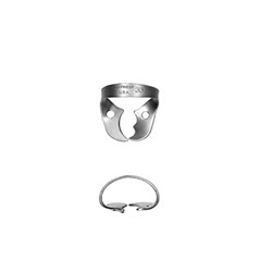 HuFriedyGroup Satin Steel Rubber Dam Clamp - #30 - Upper Right Molars