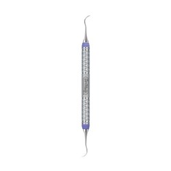 HuFriedyGroup Nevi Scaler - #4 - Double Ended - Empowerment Everedge Handle - Red