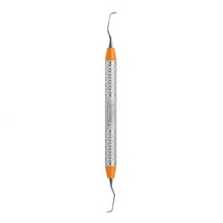 HuFriedyGroup Gracey Scaler - #11/12 - Double Ended - Empowerment Everedge Handle - Orange
