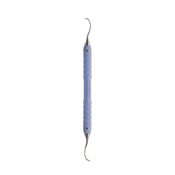 HuFriedyGroup Gracey Scaler - #13/14 - #C8 Resin 8 Colour Everedge Handle - Blue