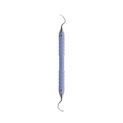 HuFriedyGroup Gracey Scaler - #17/18 - #C8 Resin 8 Colour Everedge Handle - Blue