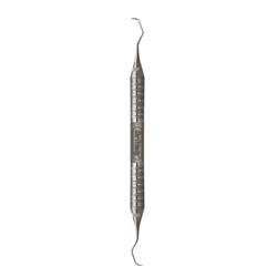 HuFriedyGroup Gracey Scaler - #3/4 - Double Ended - #6 Satin Steel Handle