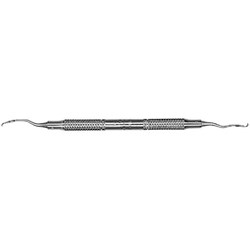 HuFriedyGroup Cuvette Vision - #11/12 - Double Ended - #6 Satin Steel Handle