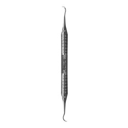 HuFriedyGroup Goldman Fox Sickle Scaler - Double Ended - #6 Satin Steel Handle