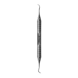 HuFriedyGroup Jacquette Scaler - #14/15 - Double Ended - #6 Satin Steel Handle