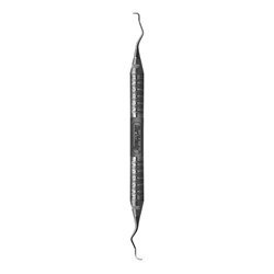 HuFriedyGroup Langer Scaler - #3/4 Rigid - Double End - #6 Satin Steel Handle
