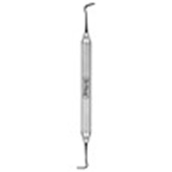 HuFriedyGroup Composite Instrument - Goldstein Flexi-Thin #Mini 4 - Satin Steel Handle