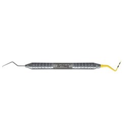 HuFriedyGroup Colorvue Explorer Probe - #17 - Double Ended - #6 Satin Steel Handle