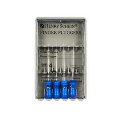 Finger Plugger HENRY SCHEIN 21mm Blue Pack of 4