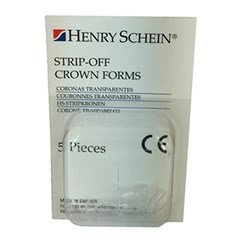 Henry Schein Crown Form Strip Off Clear - Size 412, 5-Pack
