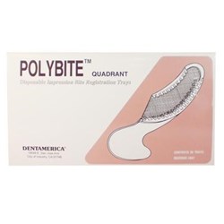 Henry Schein Polybite Disposable Impression Tray - Quadrant, 35-Pack