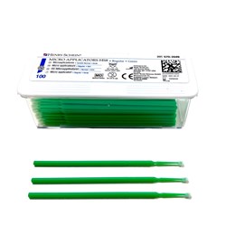 Henry Schein Micro Applicators - HS8 - Regular 2mm - Green, 100-Pack