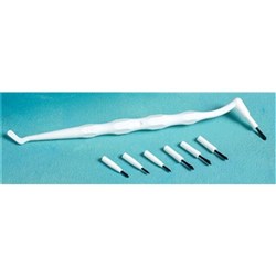 Henry Schein Brush Tip - Short Bristle - White, 100-Pack