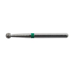 Henry Schein Diamond Bur - 001-016M - Round - Sterile - Single Patient - High Speed, Friction Grip (FG), 25-Pack