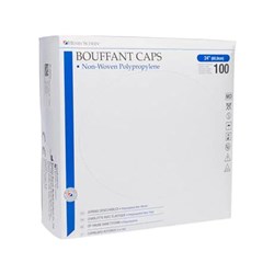 Henry Schein Bouffant Caps - Blue - Non Woven Polypropylene - 61cm, 100-Pack