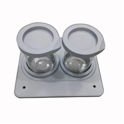 Maxima Double Beaker Holder 500ml with Lid Set MA210