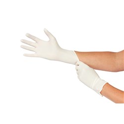 HSD-9770363 - DE Latex Pwd Free Glove Medium