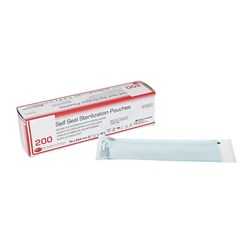 DE Self Seal Sterilisation Pouches - 70mm x 254mm, 200-Pack