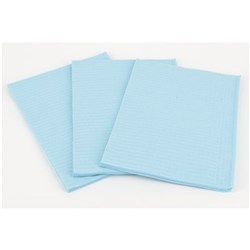 DE Patient Bibs - Blue, 500-Pack