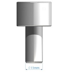 Zyris Isovac Connector - 11mm - Saliva Ejector Head