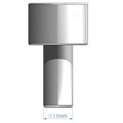 ISOVAC Connector 11mm Saliva Ejector Head