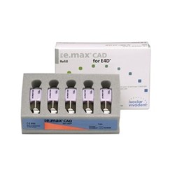 Ivoclar IPS Emax CAD for E4D - HT - Shade BL3-C14, 5-Pack