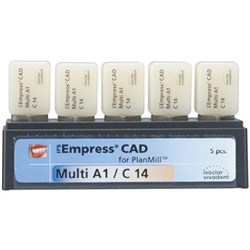 Ivoclar Empress CAD for PlanMill - Multi - Shade A1 C14, 5-Pack