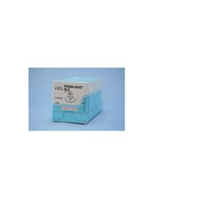 Johnson & Johnson Suture Ethicon Silk, 23mm, 2/0, X1, 1/2 Circle Reverse Cut, 12-Pack