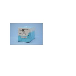 Johnson & Johnson Suture Ethicon Silk, 13mm, 4/0, G3, 3/8 Circle MicroPoint Reverse Cut, 12-Pack