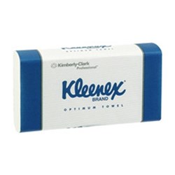 Kimberly-Clark Kleenex Optimum Towel - White - 30.5 x 24cm - 120 sheets per Pack, 20-Pack