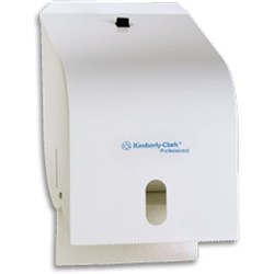 Kimberly-Clark Roll Towel Dispenser - White - Compatible with most towels