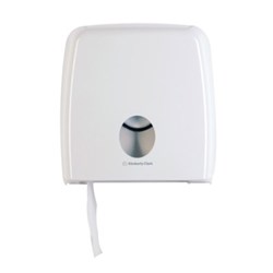 Kimberly-Clark Aquarius Jumbo Roll Dispenser - White - 1x1 - Lockable
