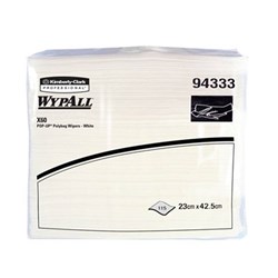 Kimberly-Clark WYPALL X60 - Pop Up Wipes - White Cloth - 23 x 42.5cm, 115-Pack