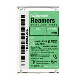 K REAMERS 25mm Size 20 Yellow Pack of 6