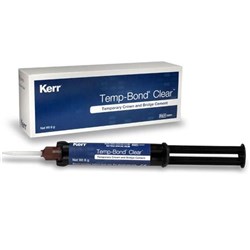 TEMPBOND Clear Automix 5ml Syringe & 10 tips no triclosan
