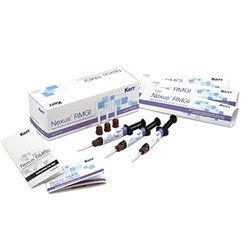 Kerr Nexus RMGI Kit - Resin Modified Glass Ionomer Luting Cement - 5g Dual Syringes, 3-Pack