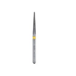 Kerr Diamond Bur - BluWhite - 4236 - Regular Yellow - High Speed, Friction Grip (FG), 5-Pack